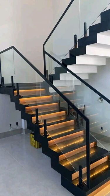 Staircase Glass Railing